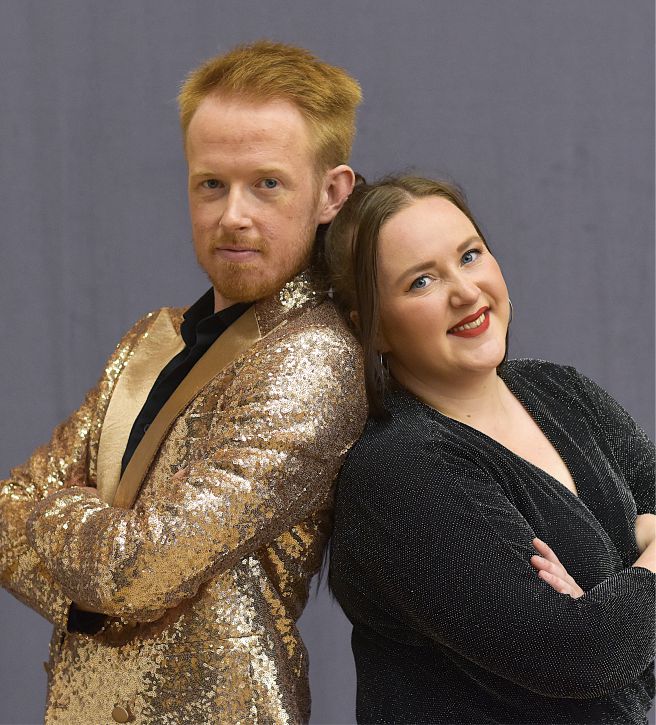 Oskar Berlevik och Josefin Holst